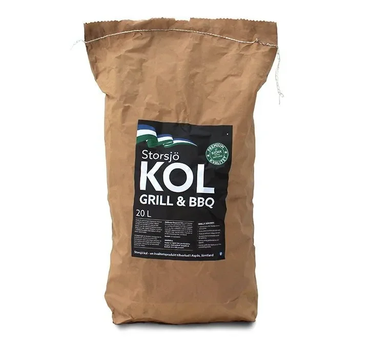 StorsjöKol grillkol i 20-literssäck